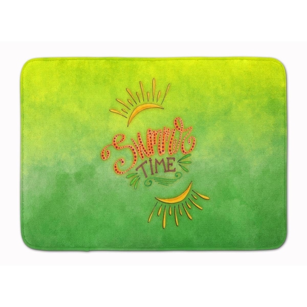 Carolines Treasures Summer Time Machine Washable Memory Foam Mat BB7453RUG - main